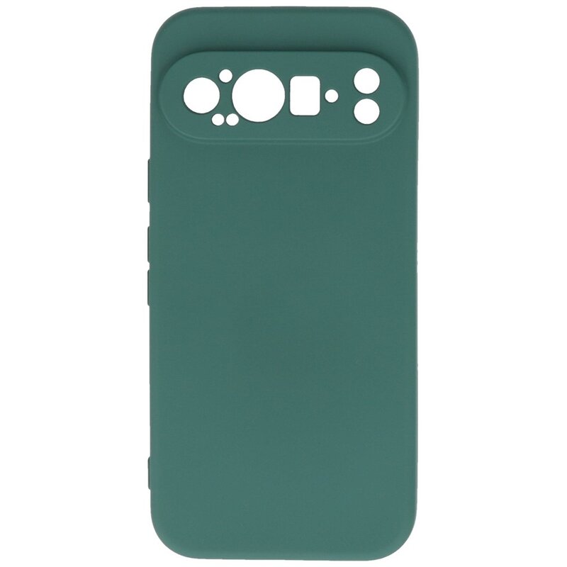 Fashion Color TPU-cover til Google Pixel 9 Dark Green