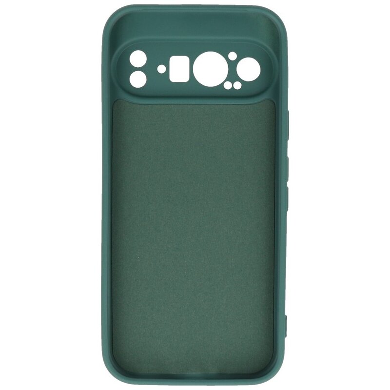 Funda Fashion Color TPU para Google Pixel 9 Verde Oscuro