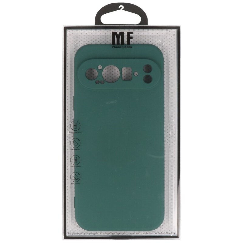 Custodia in TPU colorata alla moda per Google Pixel 9 verde scuro