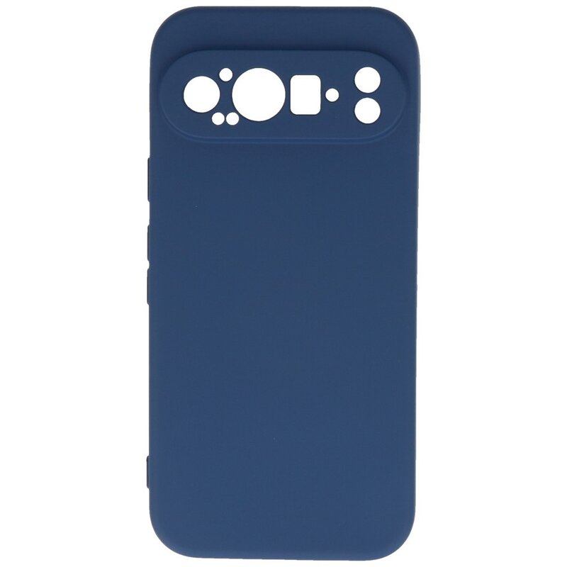 Coque en TPU couleur tendance pour Google Pixel 9 Pro, bleu marine
