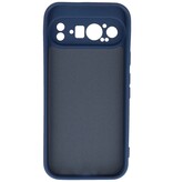 Funda de TPU de color de moda para Google Pixel 9 Pro Azul marino