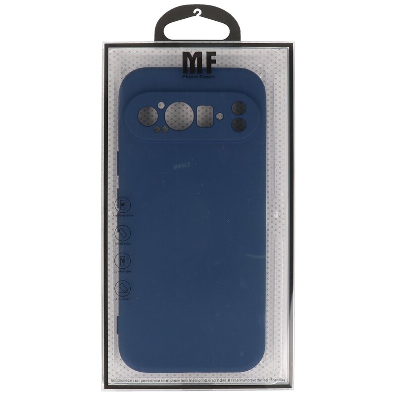 Coque en TPU couleur tendance pour Google Pixel 9 Pro, bleu marine