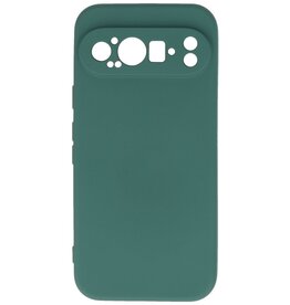 Custodia in TPU colorata alla moda per Google Pixel 9 Pro verde scuro