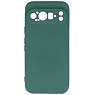 Coque en TPU couleur tendance Google Pixel 9 Pro vert foncé