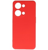 Funda de TPU de color de moda para OnePlus Nord 3 5G Rojo