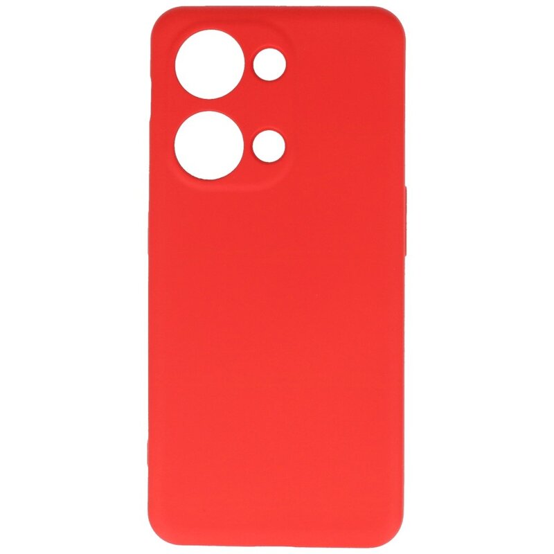 Coque TPU Couleur Mode pour OnePlus Nord 3 5G Rouge
