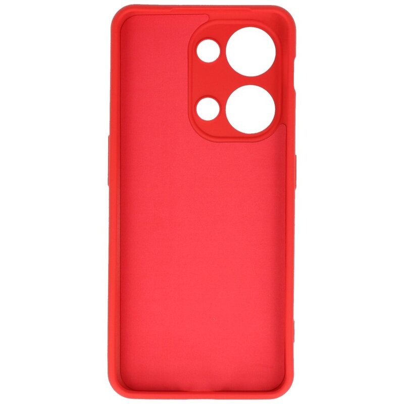 Funda de TPU de color de moda para OnePlus Nord 3 5G Rojo
