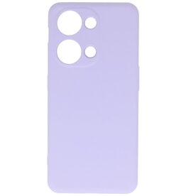 Fashion Color TPU-cover OnePlus Nord 3 5G Lilla