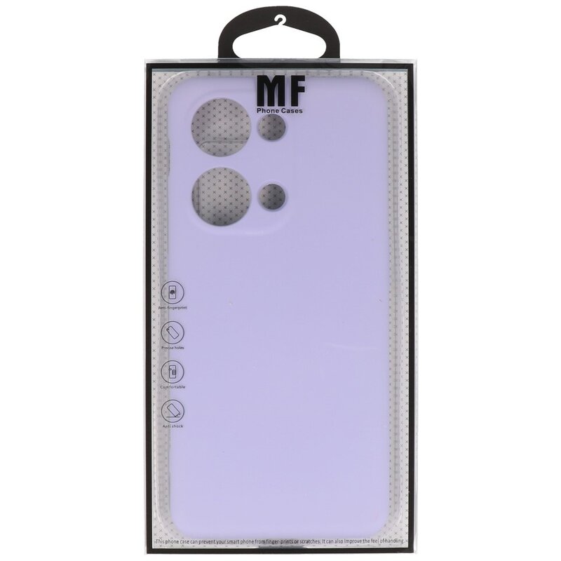 Funda de TPU de color de moda para OnePlus Nord 3 5G Púrpura