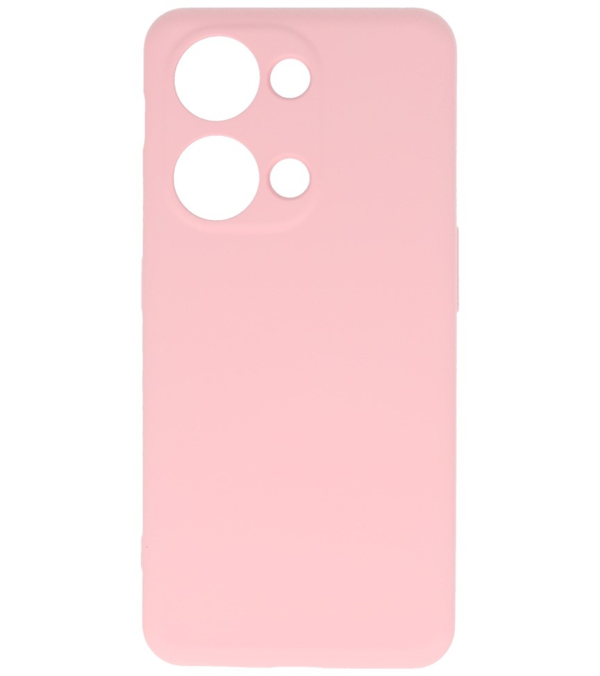 Fashion Color TPU-cover til OnePlus Nord 3 5G Pink