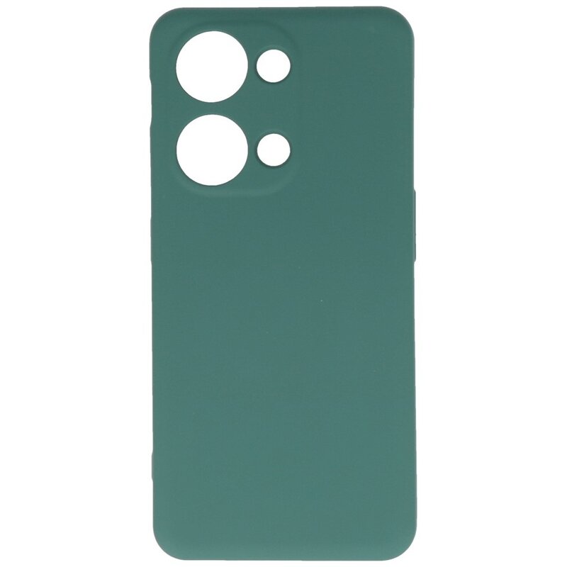 Funda de TPU de color de moda para OnePlus Nord 3 5G Verde oscuro