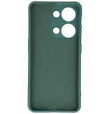 Fashion Color TPU-cover til OnePlus Nord 3 5G Mørkegrøn