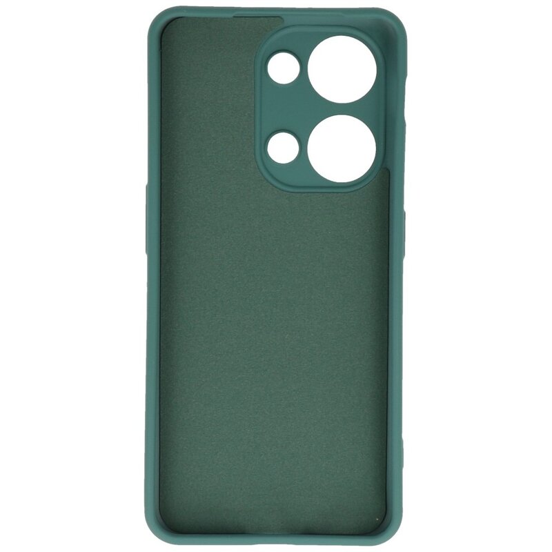 Fashion Color TPU-cover til OnePlus Nord 3 5G Mørkegrøn