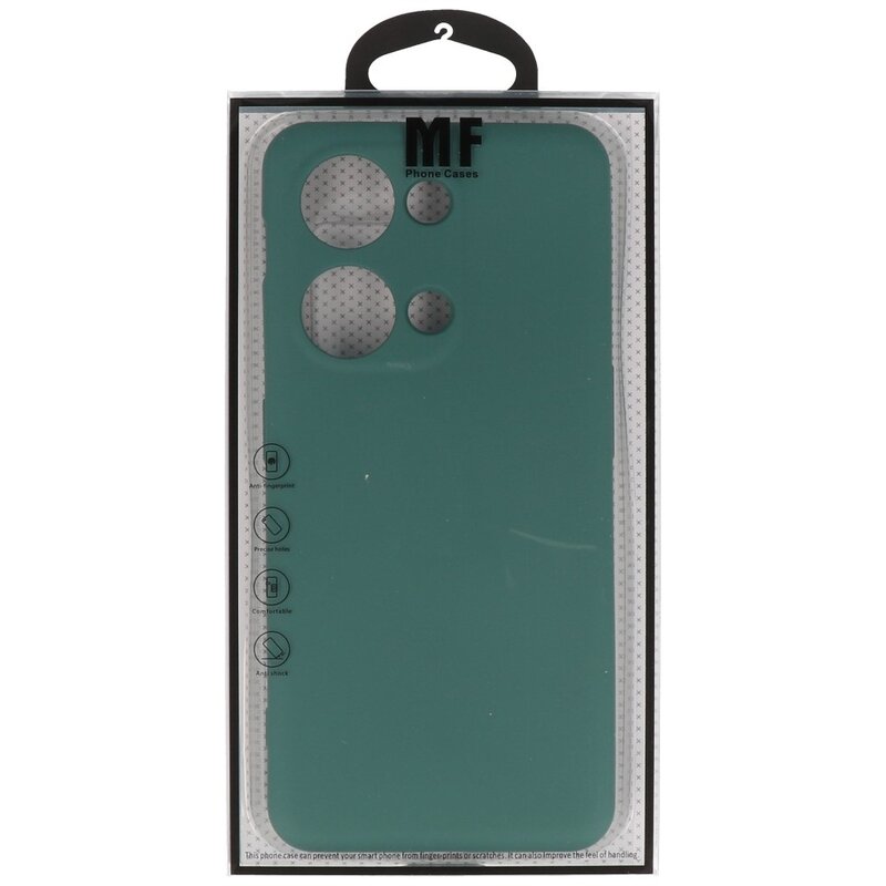 Coque TPU Couleur Mode pour OnePlus Nord 3 5G Vert Foncé