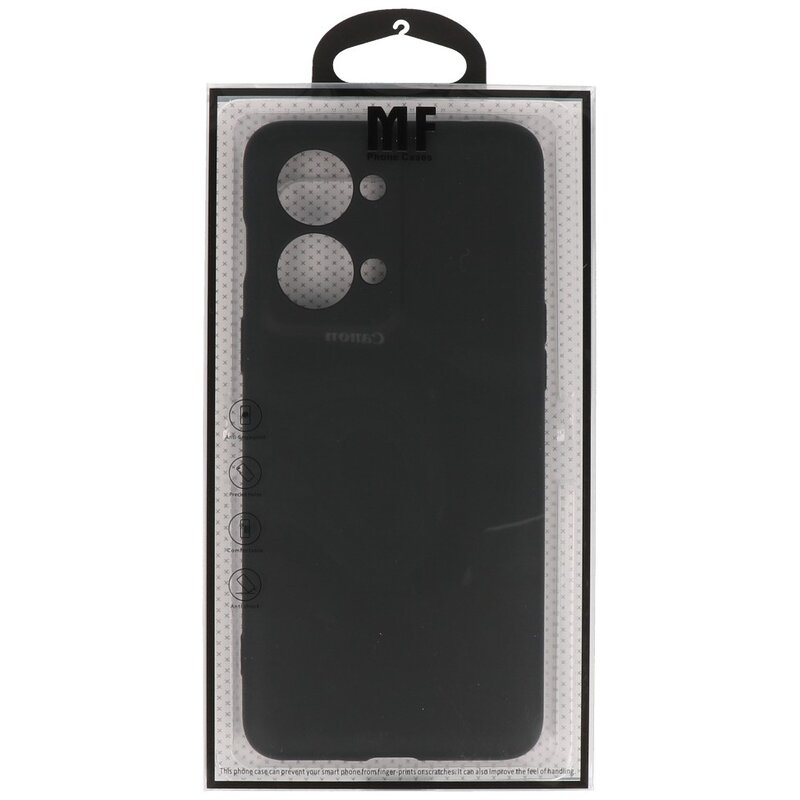 Funda de TPU de color de moda para OnePlus Nord 2T Negro