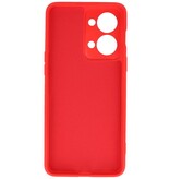 Funda de TPU de color de moda para OnePlus Nord 2T Rojo