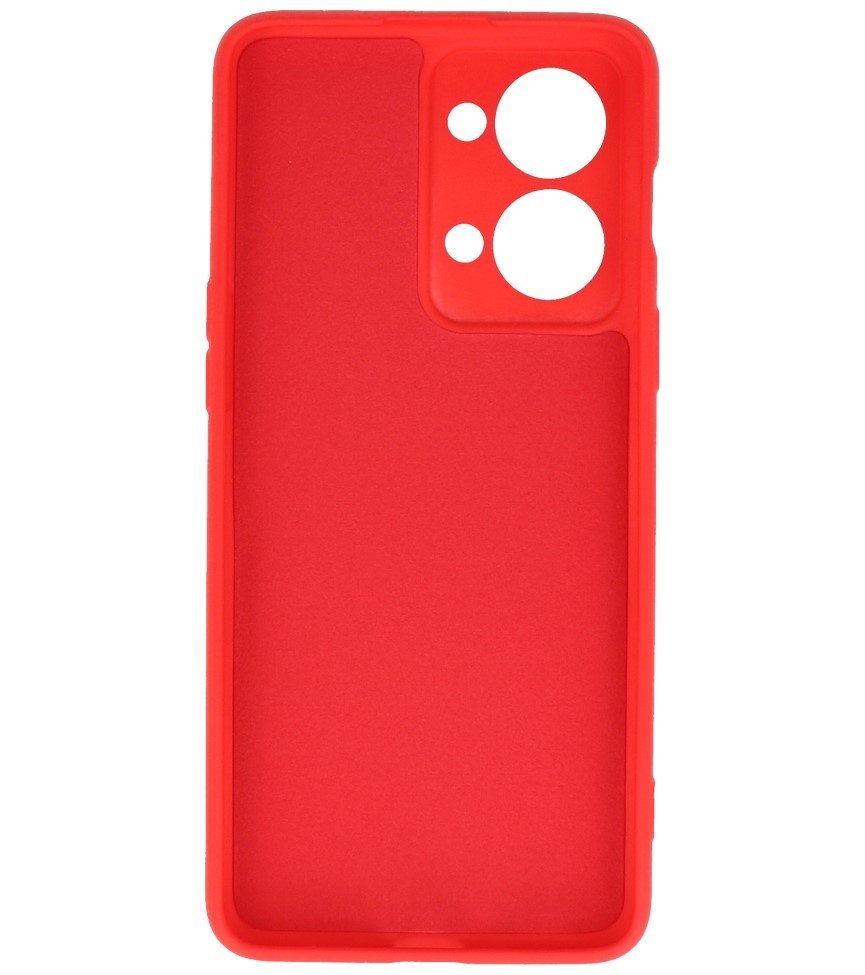 Fashion Color TPU Case for OnePlus Nord 2T Red