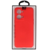 Funda de TPU de color de moda para OnePlus Nord 2T Rojo
