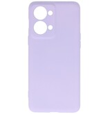 Funda de TPU de color de moda para OnePlus Nord 2T Púrpura