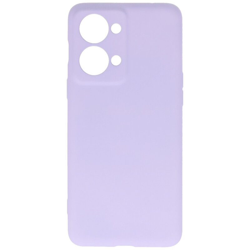 Funda de TPU de color de moda para OnePlus Nord 2T Púrpura