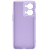 Funda de TPU de color de moda para OnePlus Nord 2T Púrpura