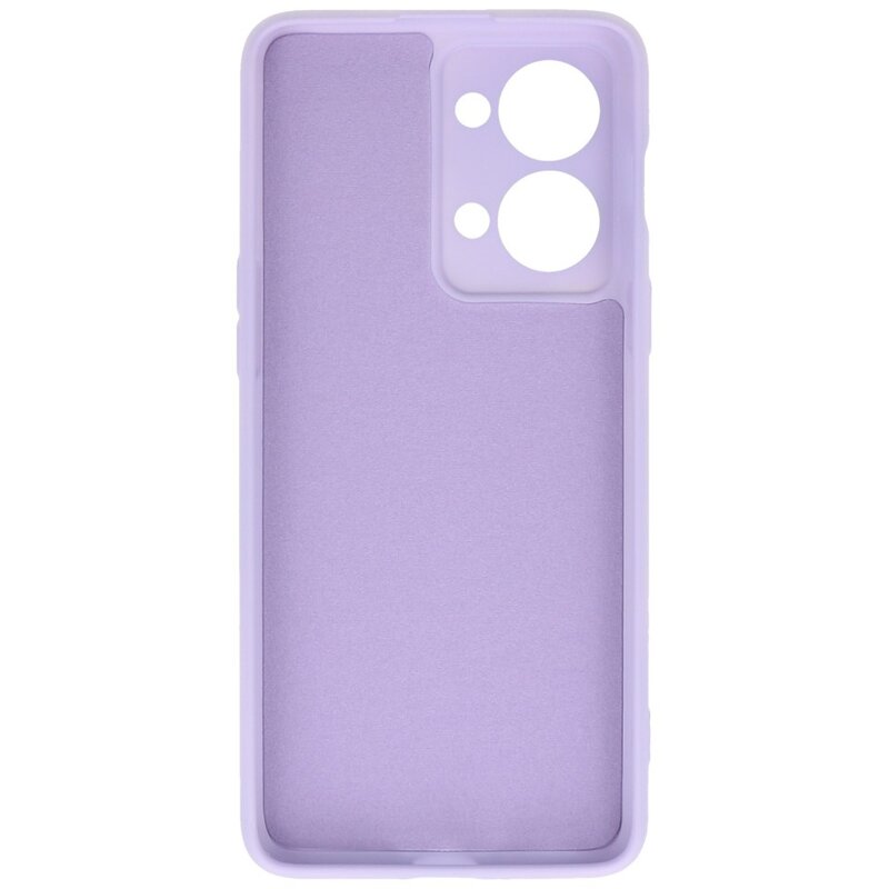 Funda de TPU de color de moda para OnePlus Nord 2T Púrpura