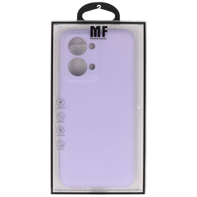 Funda de TPU de color de moda para OnePlus Nord 2T Púrpura