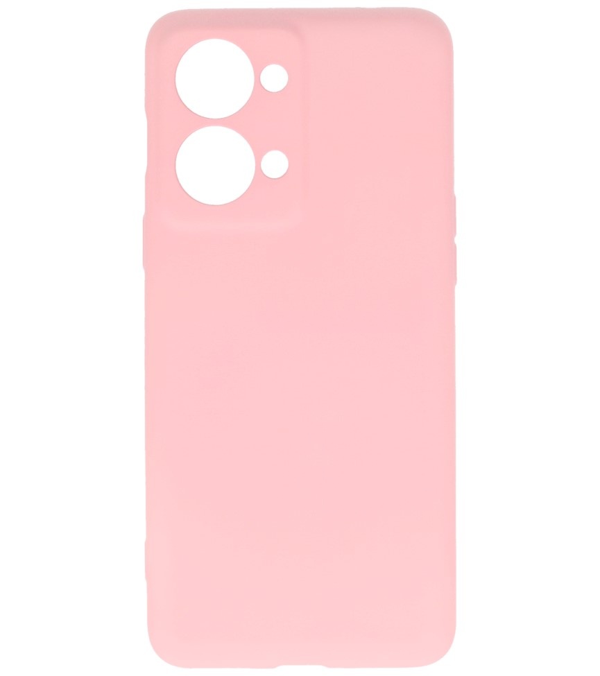 Coque TPU Couleur Mode pour OnePlus Nord 2T Rose