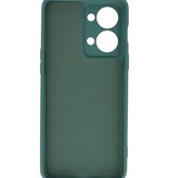 Fashion Color TPU Hoesje voor OnePlus Nord 2T Donker Groen