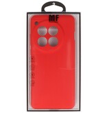 Funda de TPU de color de moda para OnePlus 12 Rojo