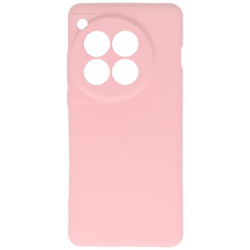 Fashion Color TPU Case for OnePlus 12 Pink