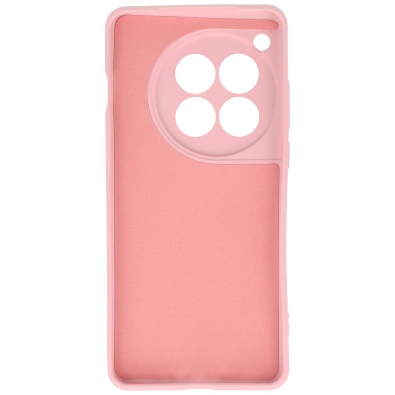 Fashion Color TPU Case for OnePlus 12 Pink