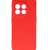 Funda de TPU de color de moda para OnePlus 11 Rojo