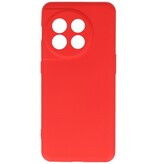 Funda de TPU de color de moda para OnePlus 11 Rojo