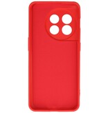 Funda de TPU de color de moda para OnePlus 11 Rojo