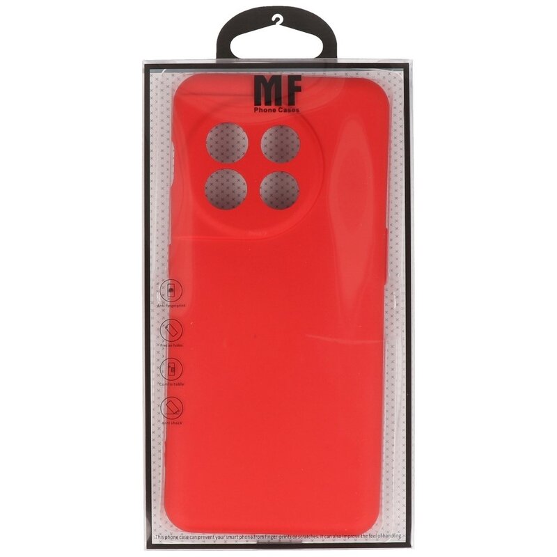 Funda de TPU de color de moda para OnePlus 11 Rojo