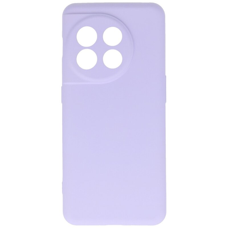 Funda de TPU de color de moda para OnePlus 11 Púrpura