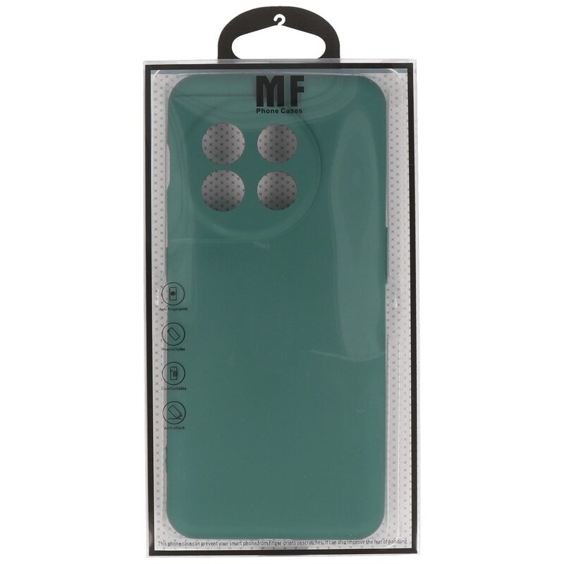 Coque TPU Fashion Color pour OnePlus 11 Vert Foncé