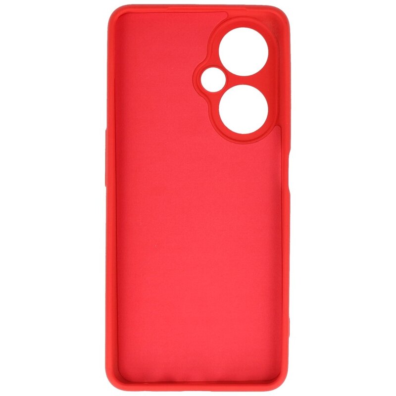 Coque TPU Couleur Mode pour OnePlus Nord CE 3 Lite Rouge