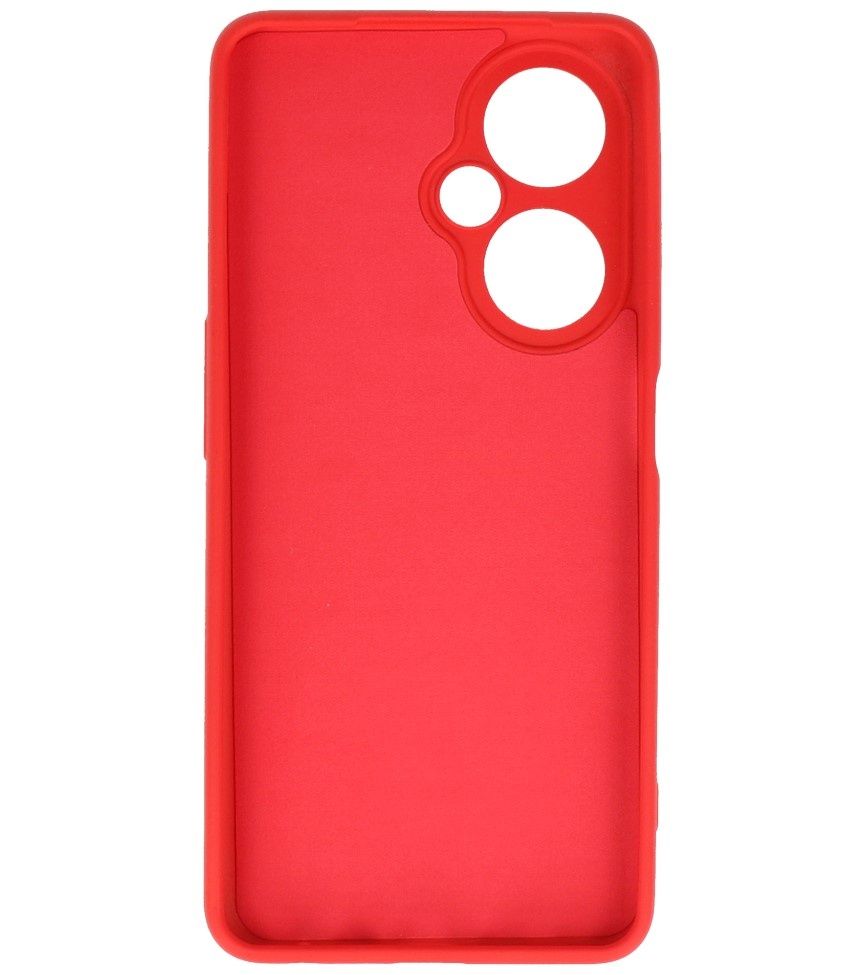 Coque TPU Couleur Mode pour OnePlus Nord CE 3 Lite Rouge