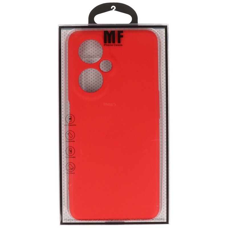 Funda de TPU de color de moda para OnePlus Nord CE 3 Lite Rojo