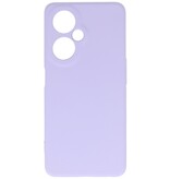 Funda de TPU de color de moda para OnePlus Nord CE 3 Lite Púrpura