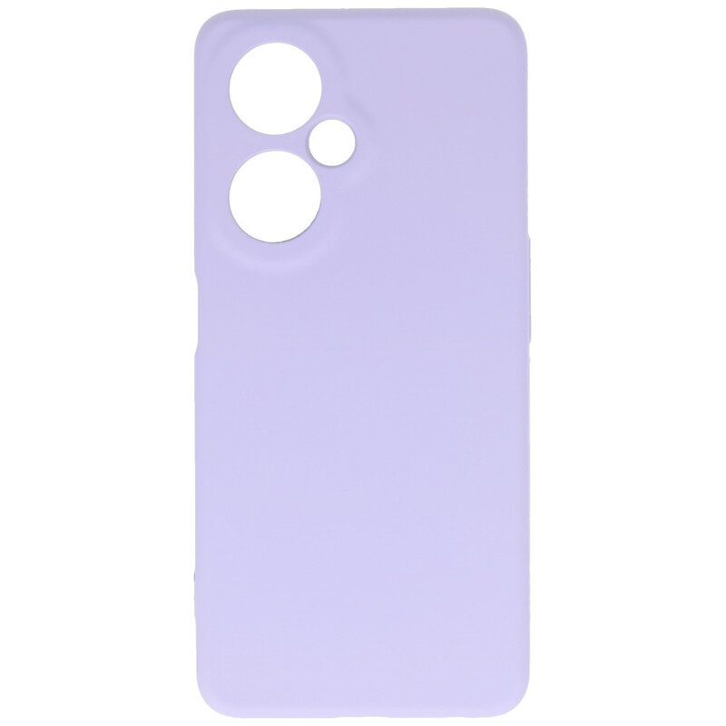 Funda de TPU de color de moda para OnePlus Nord CE 3 Lite Púrpura