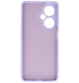 Funda de TPU de color de moda para OnePlus Nord CE 3 Lite Púrpura