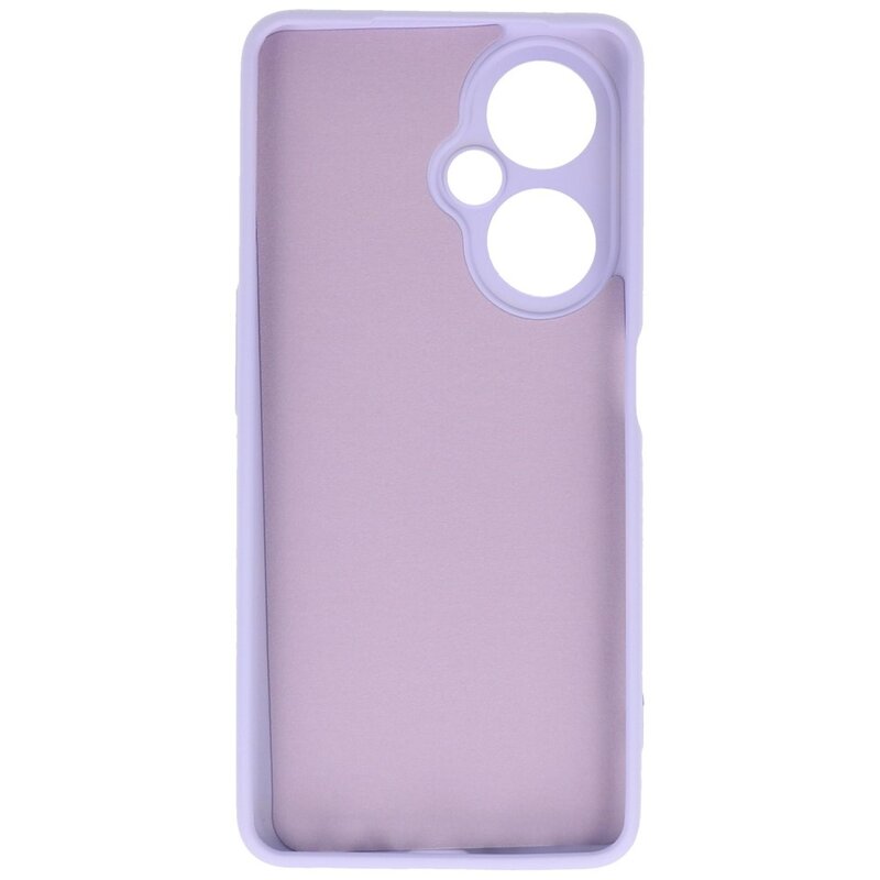 Funda de TPU de color de moda para OnePlus Nord CE 3 Lite Púrpura