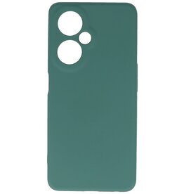 Funda de TPU de color de moda OnePlus Nord CE 3 Lite Verde oscuro