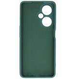Fashion Color TPU-cover til OnePlus Nord CE 3 Lite Mørkegrøn