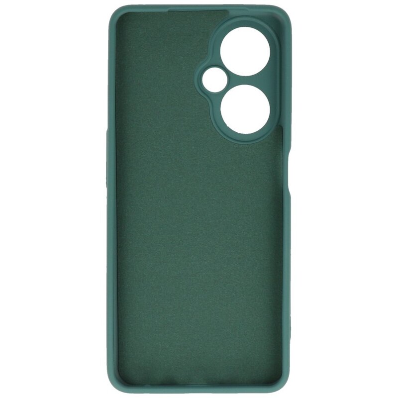 Funda de TPU de color de moda para OnePlus Nord CE 3 Lite Verde oscuro