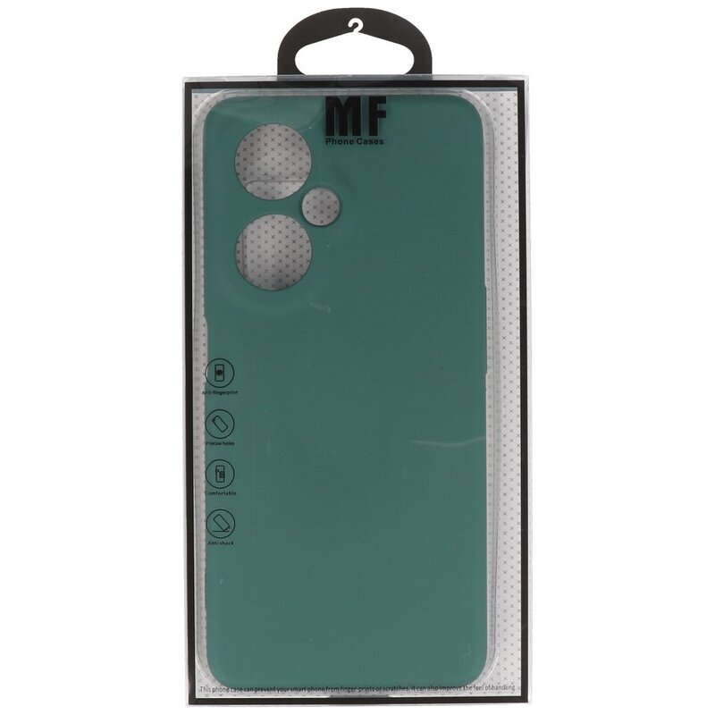 Custodia in TPU colorata alla moda per OnePlus Nord CE 3 Lite verde scuro