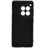 Modische farbige TPU-Hülle für OnePlus 12R, Schwarz